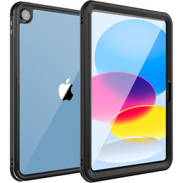 IP68 vízálló tok a iPad 10.9" 2022 (10 gen.), fekete