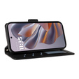 Flap tok Motorola Edge 50 Neo / Motorola ThinkPhone 25, Rhombus Crossbody Leather, fekete