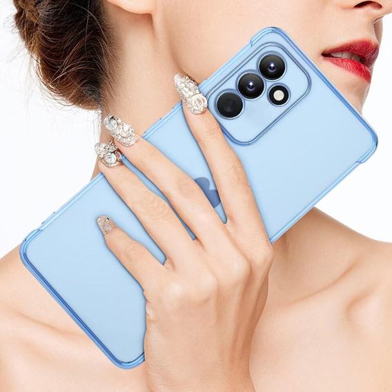 tok Samsung Galaxy A35 5G, Electro heart, kék + Full Glue Kerámiaüveg