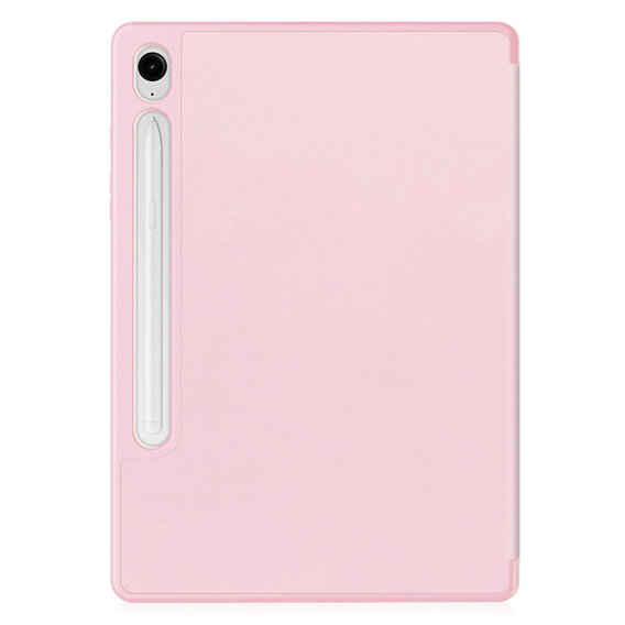 Tok Samsung Galaxy Tab S10 Lite / S10 FE / S9 FE, Smartcase tolltartóval, rózsaszín