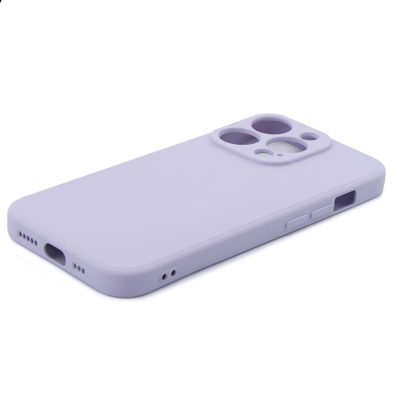 Telefontok a iPhone 15 Pro, Silicone Lite, lila