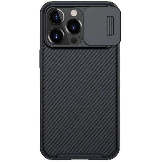 Tok iPhone 13 Pro, páncélozott Nillkin, CamShield Pro, kék