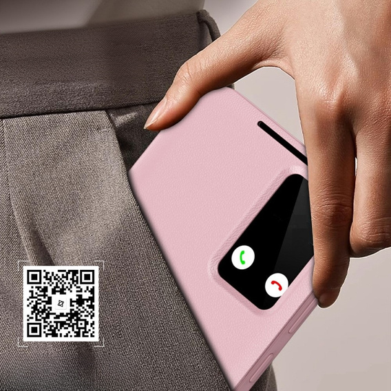 Flip tok Samsung Galaxy A56 5G, Smart View Wallet, rózsaszín