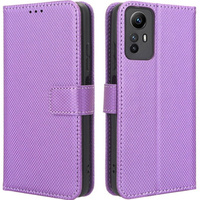 Pattintható tok a Xiaomi Redmi Note 12S 4G, Wallet Smart Magnet, lila