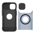 ERBORD MagSafe Cam Slider tok, kék + Képernyővédő üveg iPhone 13 / iPhone 14 készülékekhez