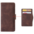 Pattintható tok a Realme 12, Card Slot, barna