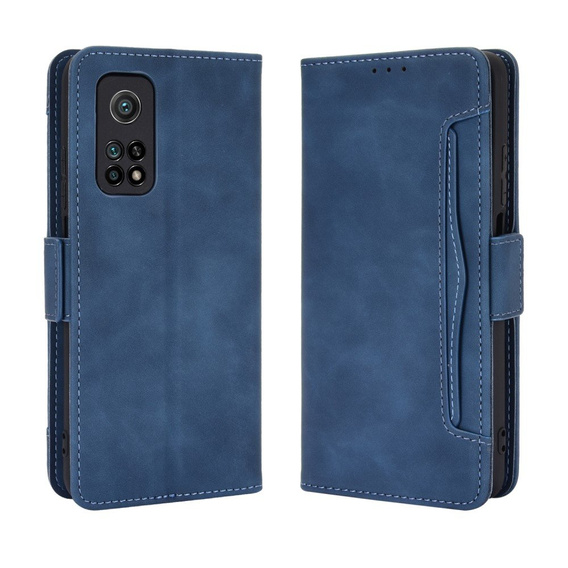 Pattintható tok a Xiaomi Mi 10T 5G/10T Pro 5G, Card Slot, kék