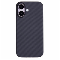 Tok iPhone 16, Aramid Fiber Cover, fekete