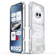 Teletok LUPHIE Nothing Phone 2a / 2a Plus-hoz, Armor Bumper, ezüst