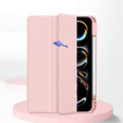 Tok Apple iPad Pro 13" 7 gen. 2024 (A2925, Smartcase Hybrid, tolltartó résszel, rózsaszín