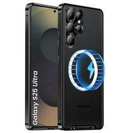 Kameravédő tok Samsung Galaxy S25 Ultra, CamShield MagSafe, fekete