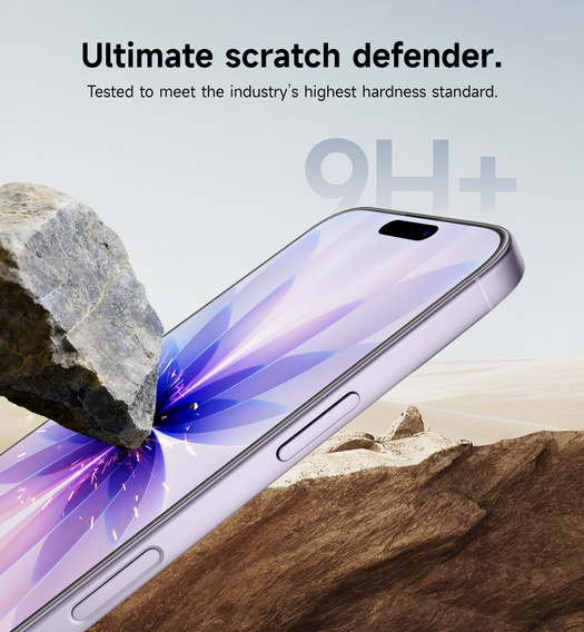 2x SURITCH edzett üveg iPhone 17/16 Pro készülékekhez