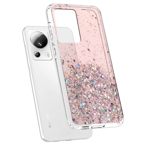Telefontok a Xiaomi 13 Lite, Glittery, rózsaszín