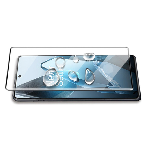 3D edzett üveg OnePlus 13 készülékhez, fekete keret