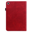 Tok Samsung Galaxy Tab A9+, Classic, tolltartóval, piros