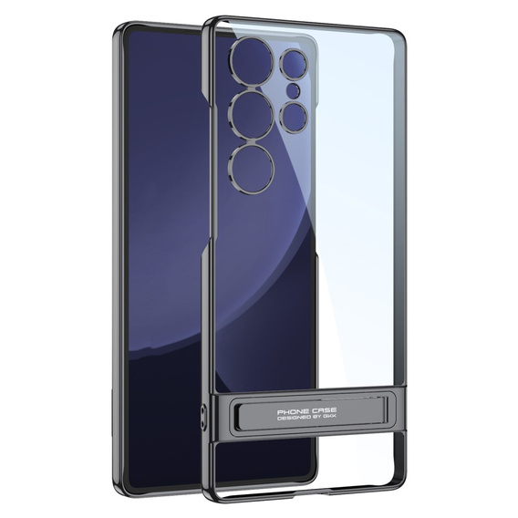 Tok Samsung Galaxy S25 Ultra, GKK Kickstand Hard Case, fekete