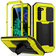 Páncélozott tok a Samsung Galaxy S23 Plus, R-JUST CamShield Slide, sárga