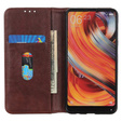 Telefontok a Samsung Galaxy S25 Ultra, Wallet Litchi Leather, barna
