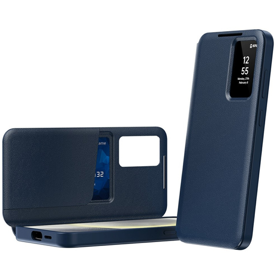 Flip tok Samsung Galaxy A56 5G, Smart View Wallet, kék