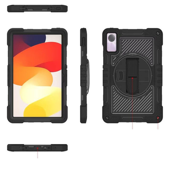 Tok Xiaomi Redmi Pad SE 11", Armoured Protective, fekete