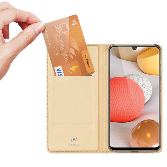 Dux Ducis Telefontok a Samsung Galaxy A42 5G, Skinpro, arany