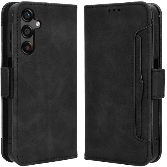 Pattintható tok a Samsung Galaxy A25 5G, Card Slot, fekete