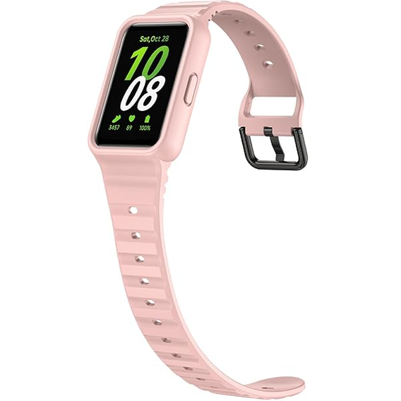 Szilikon szíj tokkal Samsung Galaxy Fit 3 tokhoz