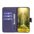Pattintható tok a Samsung Galaxy M15 5G, Wallet, BINFEN COLOR, kék