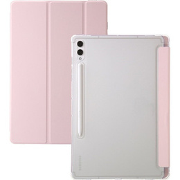 Tok Samsung Galaxy Tab S9 Ultra, Smartcase Hybrid, tolltartó résszel, rózsaszín