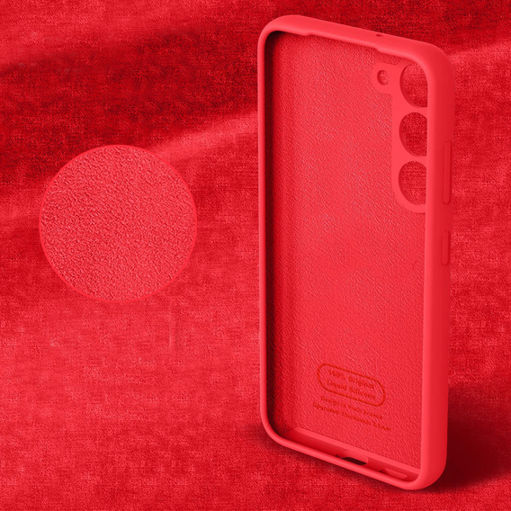 Telefontok a Samsung Galaxy S23 Plus, Silicone Lite, piros
