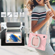 Gyerek tok Samsung Galaxy Tab A8 10.5 SM-X200 SM-X205, páncélozott, pánttal, kék