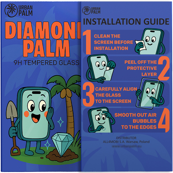 Diamond Palm edzett üveg iPhone 13 Pro Max készülékhez