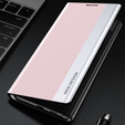 Pattintható tok a Xiaomi Redmi Note 9S/9 Pro/9 Pro Max, Side Magnetic, rózsaszín rose gold