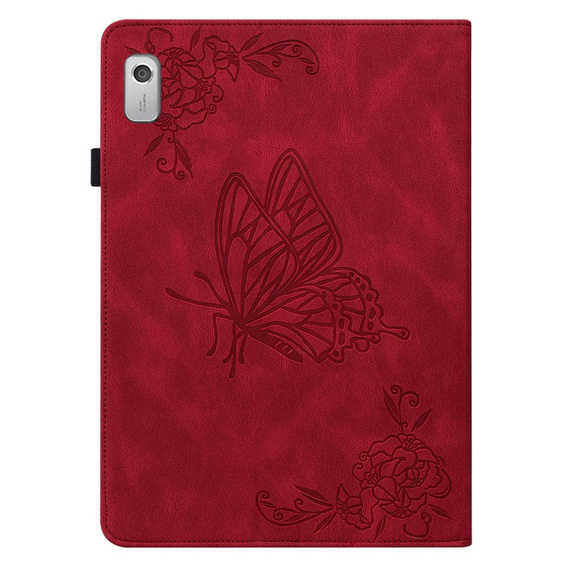 Tok Lenovo Tab M9, Butterfly, piros