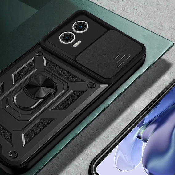 Telefontok a Motorola Moto G73 5G, CamShield Slide, fekete