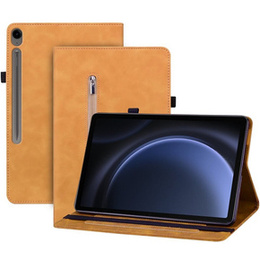 Tok Samsung Galaxy Tab S10 Lite / S10 FE / S9 FE, Wallet Pen Slot, sárga