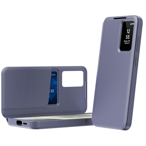 Flip tok Samsung Galaxy A56 5G, Smart View Wallet, lila
