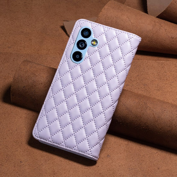 Pattintható tok a Samsung Galaxy A54 5G, Wallet, BINFEN COLOR, lila