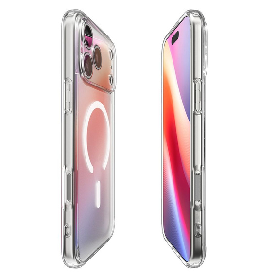 Spigen Ultra Hybrid MagSafe tok iPhone 17 Pro Max készülékhez, Frost White
