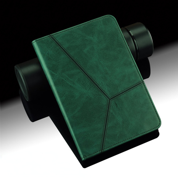 Tok Samsung Galaxy Tab S10 Lite / S10 FE / S9 FE / S9, Classic, tolltartóval, zöld