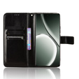 Pattintható tok a Realme GT 6 / 6T, Crazy Horse Wallet, fekete