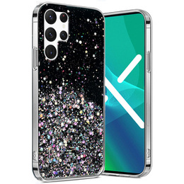 Telefontok a Samsung Galaxy S22 Ultra 5G, Glittery, fekete