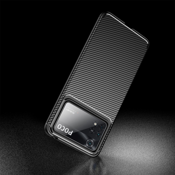 Telefontok a Xiaomi Poco X4 Pro 5G, Carbon Gel, fekete
