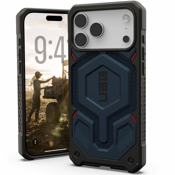 Urban Armor Gear tok iPhone 17 Pro Max, Monarch Pro Kevlar MagSafe, Kevlar Mallard, Kevlar Mallard