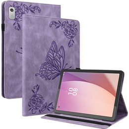 Tok Lenovo Tab M9, Butterfly, lila