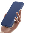 Dux Ducis tok iPhone 17 Pro-hoz, Skin X Pro, pánttal, MagSafe-hoz, tengerészkék