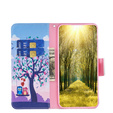 Pattintható tok a Xiaomi Redmi Note 13 Pro 5G, Wallet, Owls & Tree