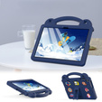 Gyermek tok Lenovo Tab M10 10.1 Gen 3 TB-328FU/TB-328XU, Cute Patterns, állvánnyal, sötétkék