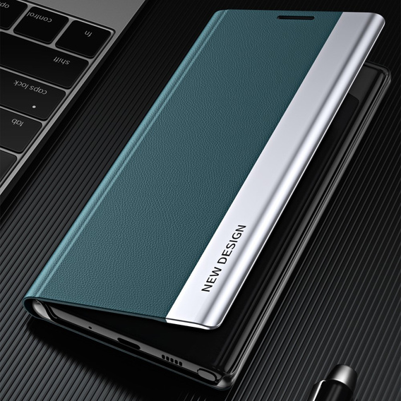 Pattintható tok a Samsung Galaxy A14 4G/5G, Side Magnetic, zöld