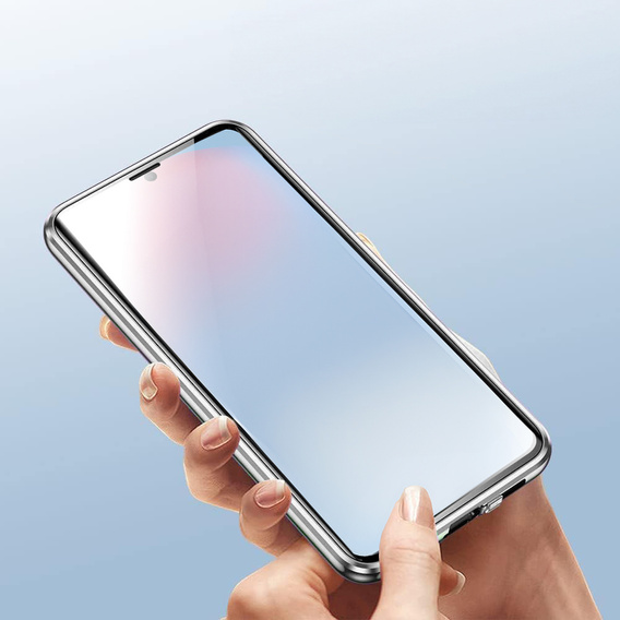 Mágneses Dual Glass tok a Xiaomi Poco F7 5G számára
